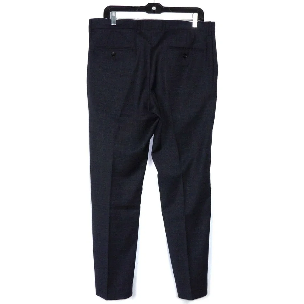 Lot of 2~ J.CREW Plaid Wool Blend BOWERY Dress Pants Men's 34  X 30